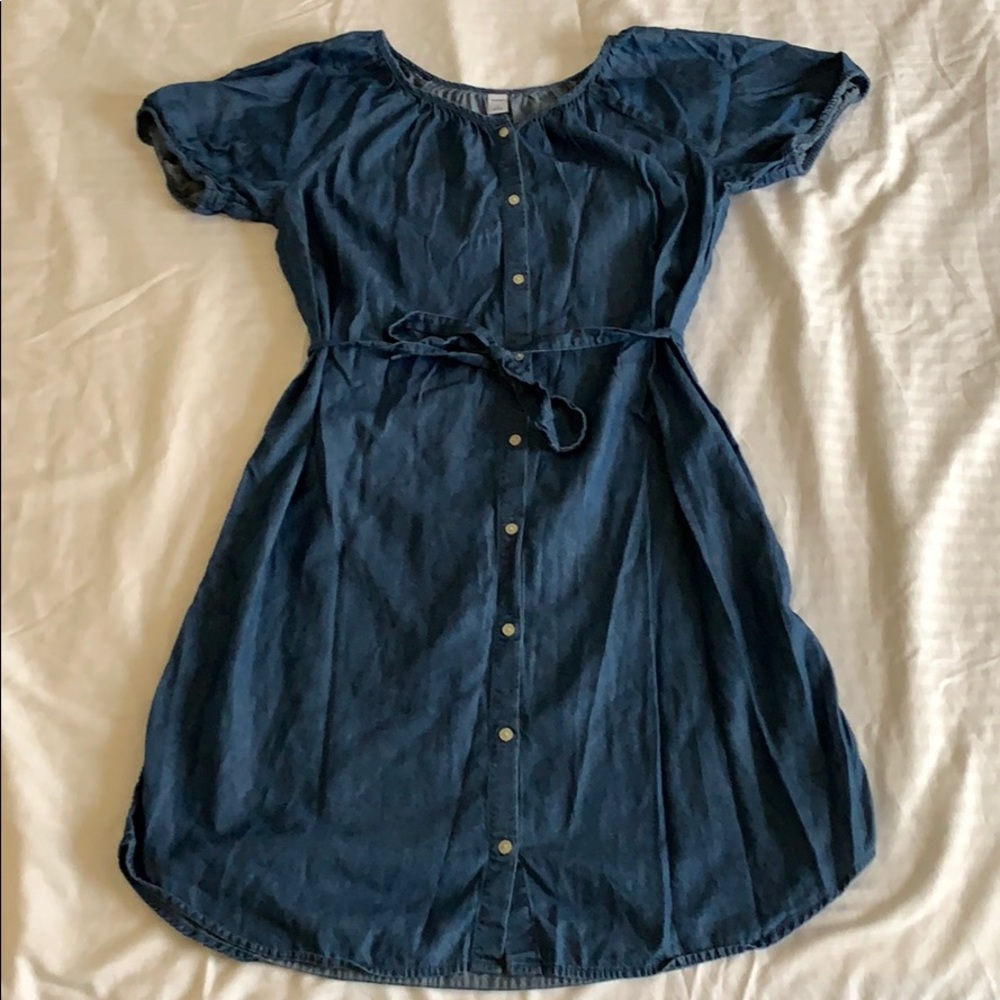 Women’s Large Tall Old Navy Denim Shirt Dress